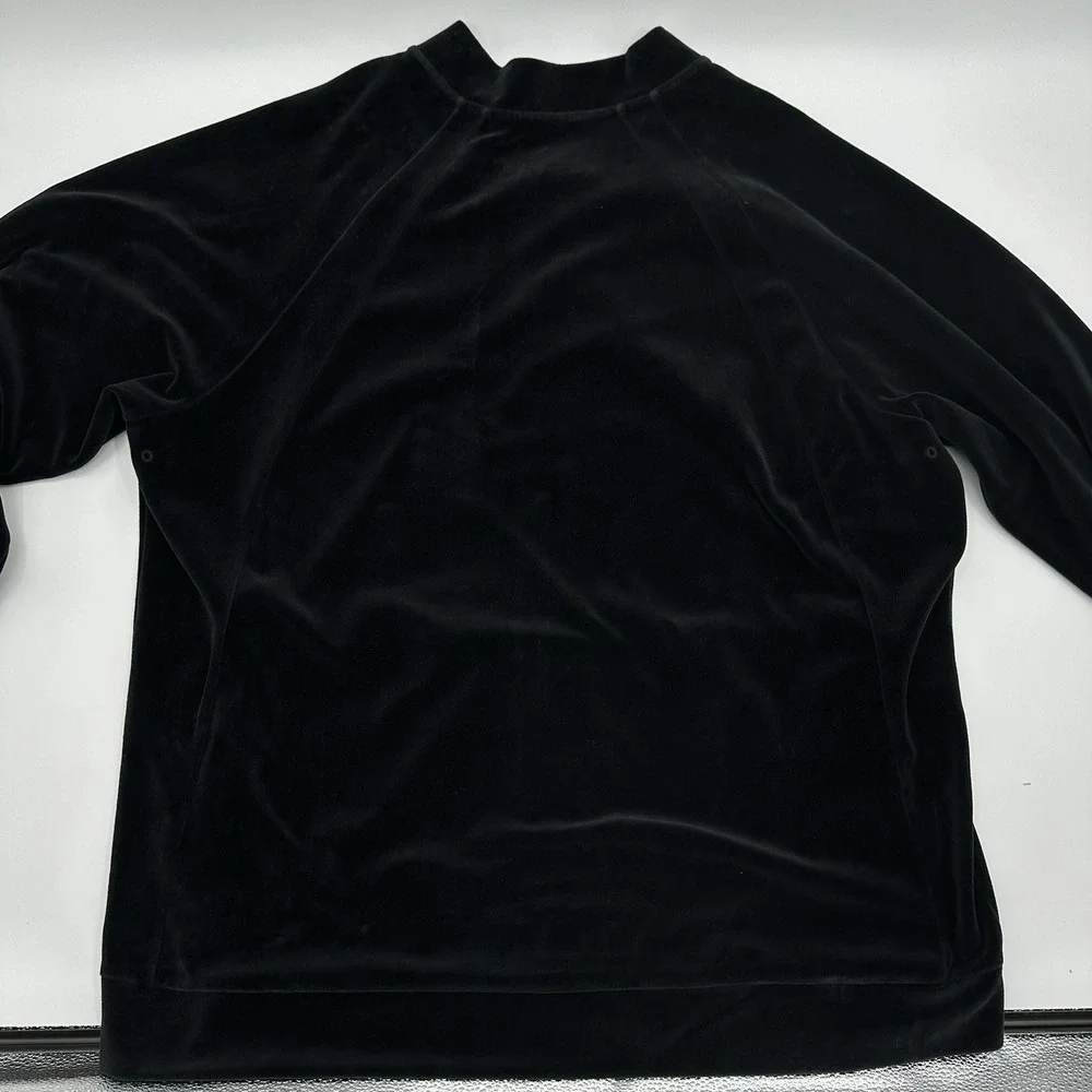 Nike Air Jordan Track Jacket Mens XXXL 3XL Black Jumpman Velour ZipUp AH2357-010
